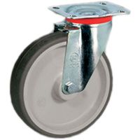 Thermoplastische Gummi-Räder, Polypropylenkern, Lenkrolle NL Thermoplastische Gummi-Räder, Polypropylenkern, Lenkrolle NL