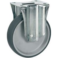 Thermoplastische Gummi-Räder, Polypropylenkern, Bockrolle NL Thermoplastische Gummi-Räder, Polypropylenkern, Bockrolle NL