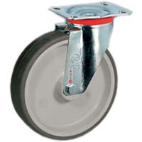 Thermoplastische Gummi-Räder, Polypropylenkern, Lenkrolle NLX Thermoplastische Gummi-Räder, Polypropylenkern, Lenkrolle NLX