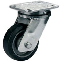 Sigma Elastic Gummi-Räder, Alukern, Lenkrolle mit Platte EE MHD Sigma Elastic Gummi-Räder, Alukern, Lenkrolle mit Platte EE MHD