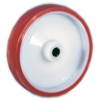 Räder aus gespritztem Polyurethan PUR TPU 60D, Kern aus Polyamid PA 6 - Rollenlager Räder aus gespritztem Polyurethan PUR TPU 60D, Kern aus Polyamid PA 6 - Rollenlager