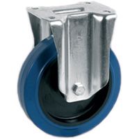 Elastik Vollgummi VG-Räder, Kern aus Polyamid PA 6, Bockrolle NL