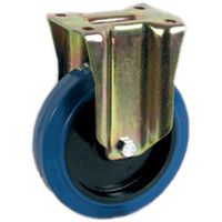 Elastik Vollgummi VG-Räder, Kern aus Polyamid PA 6, Bockrolle P